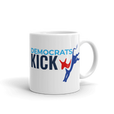 11 oz Democrats Kick white mug - right handle