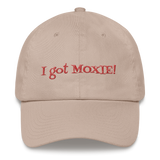 Stone Dad hat baseball cap - "I got moxie"